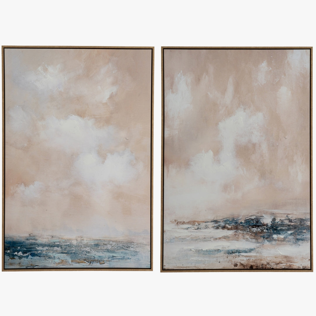 Stratos Hand Painted Canvas In Frame