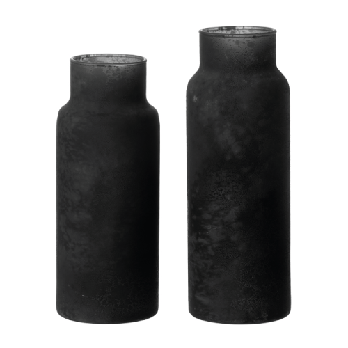 Set of 2 Palma Jars - Black
