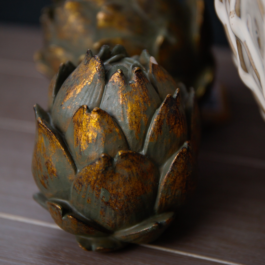 Antique Bronze Large Artichoke