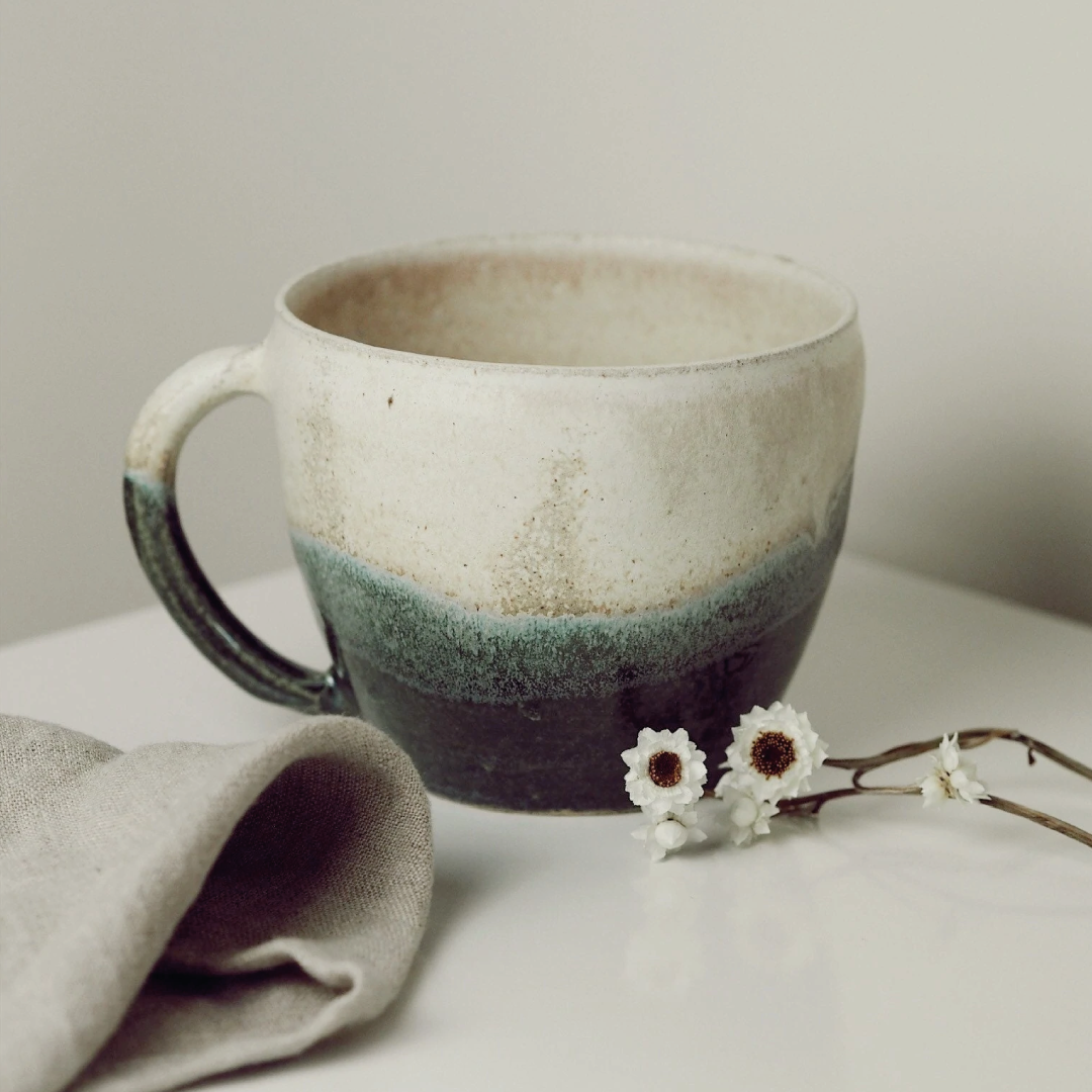 Handmade Ceramic Mug - Mountains