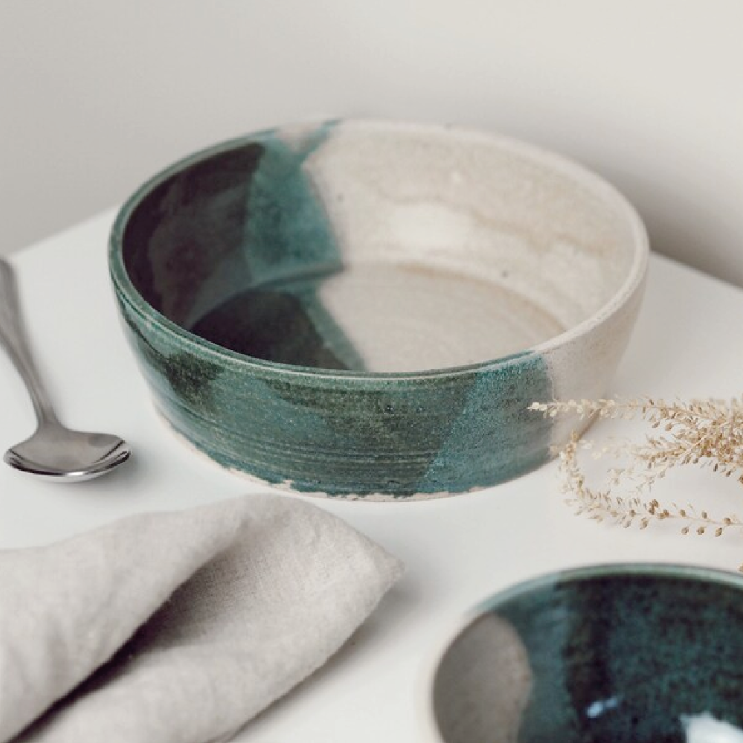 Handmade Ceramic Pasta Bowl