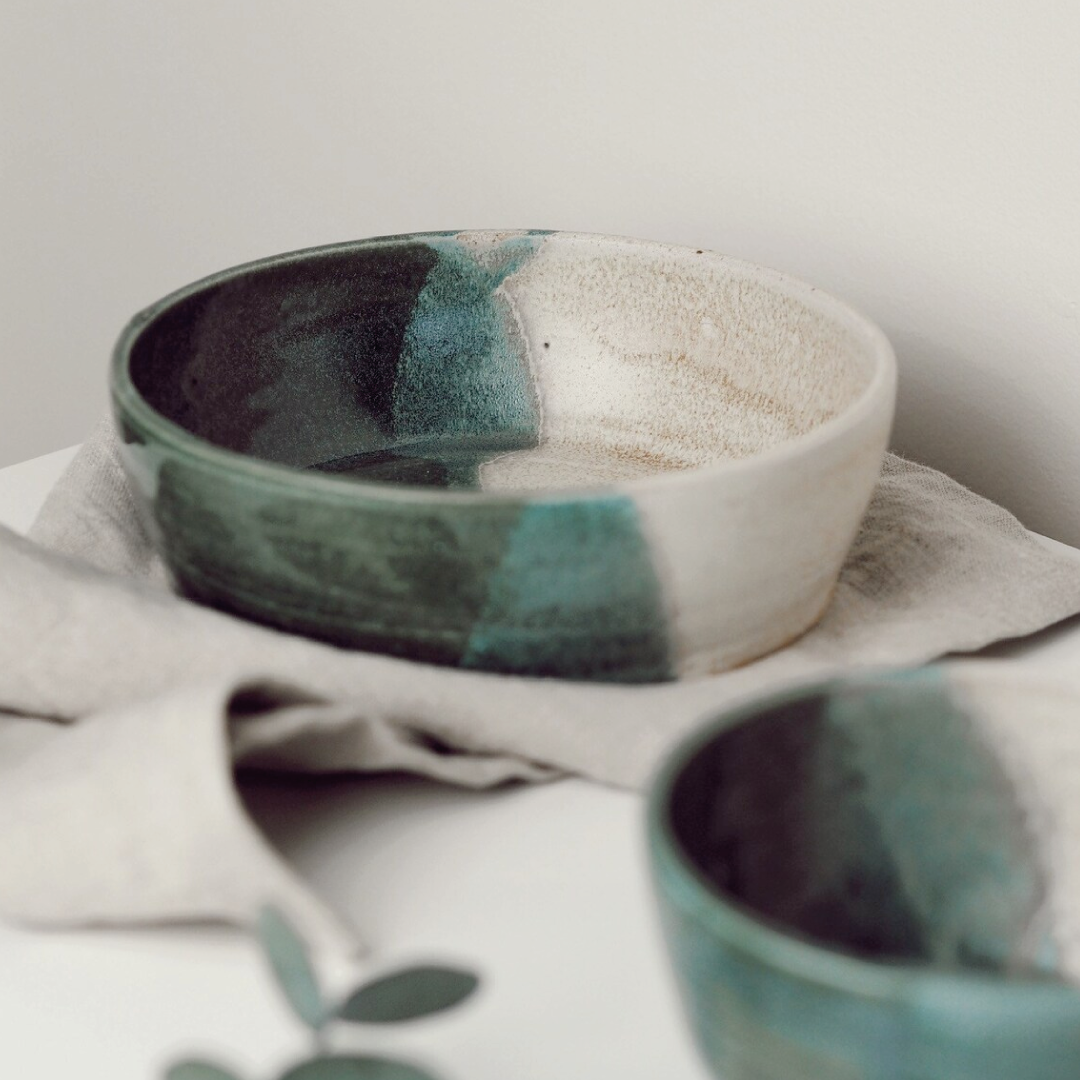 Handmade Ceramic Pasta Bowl