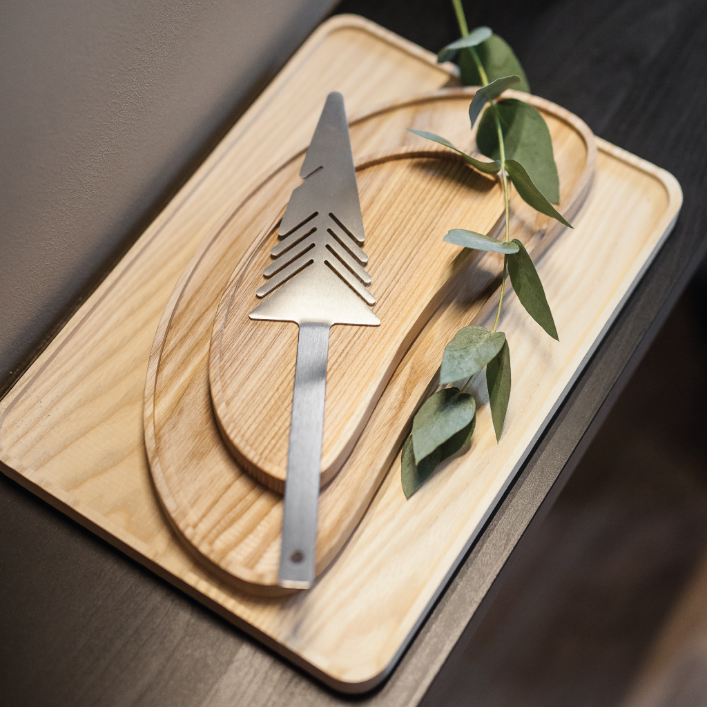 Pine Needle Cake Slice
