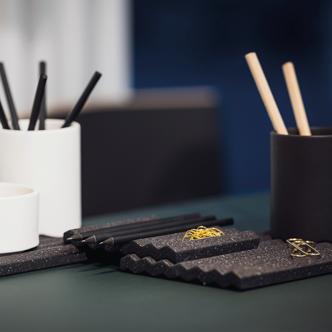 Handmade Ceramic Wave Pen Pot