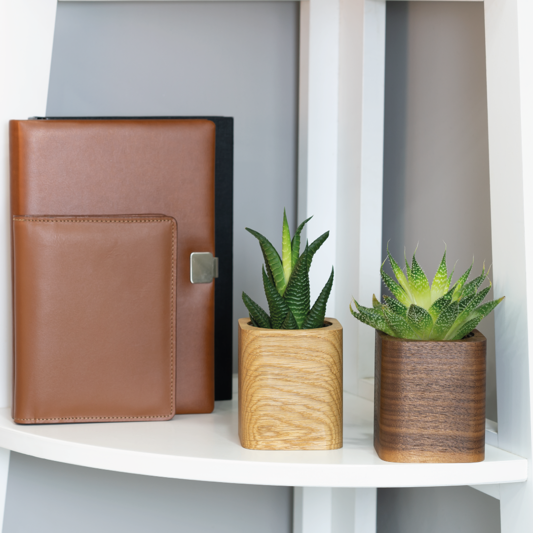 Wooden Succulent Planter - Oak