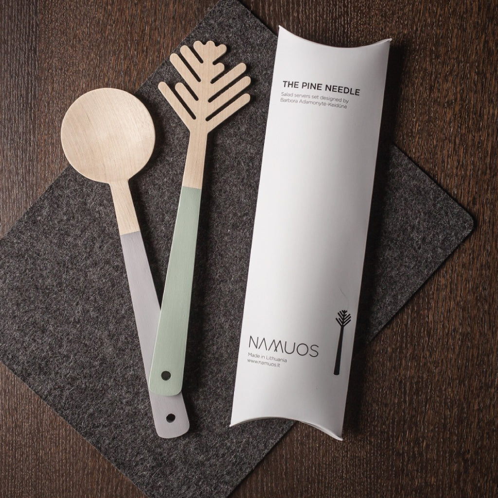 Salad Servers PINE NEEDLE – Grey