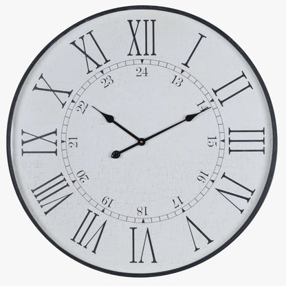 Large Embossed Station Clock