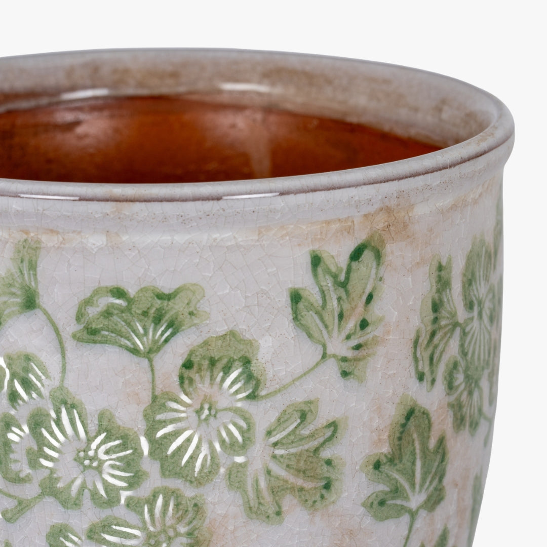 Small Green Clover Planter Pot