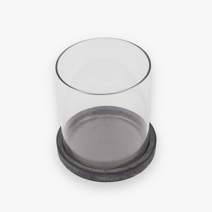 Amalfi Grey Large Hurricane Lantern