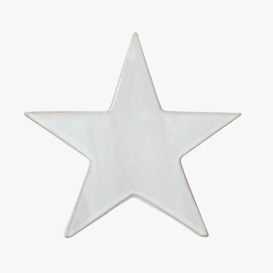 Large Ceramic Standing Star Decoration