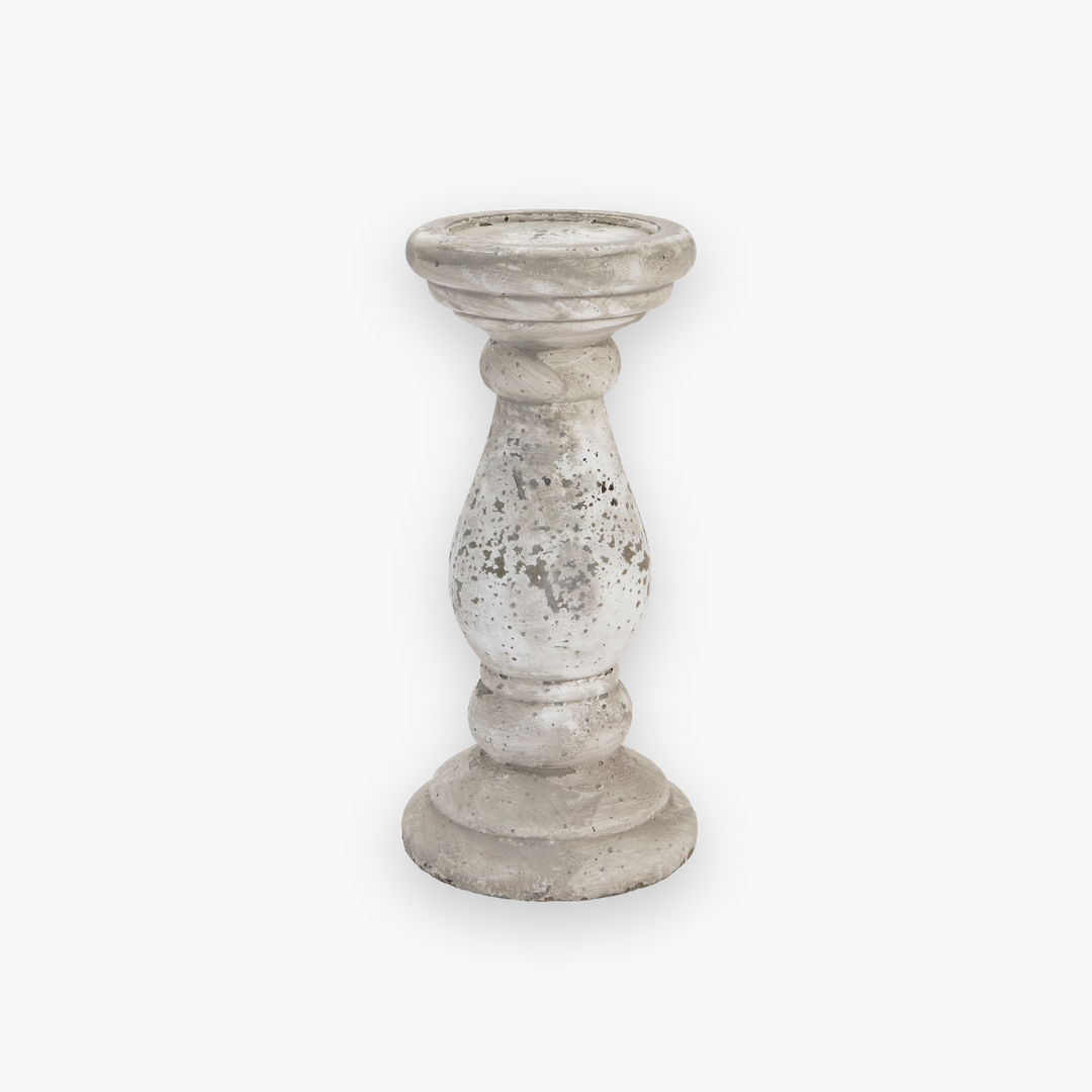 Large Stone Ceramic Candle Holder