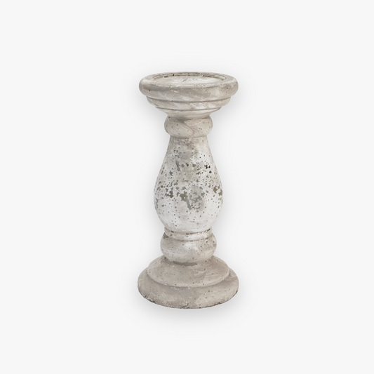 Large Stone Ceramic Candle Holder