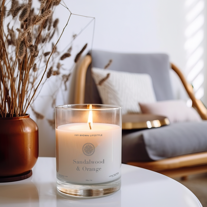 Sandalwood & Orange Candle