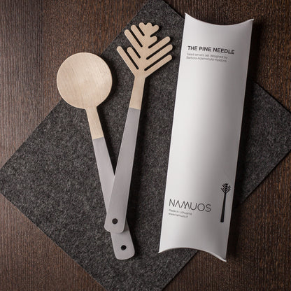 Salad Servers PINE NEEDLE – Grey
