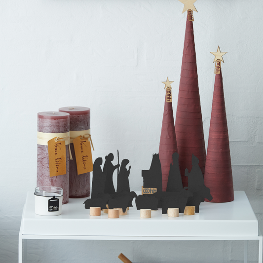 Eco Felt Nativity Set With 14 Pieces