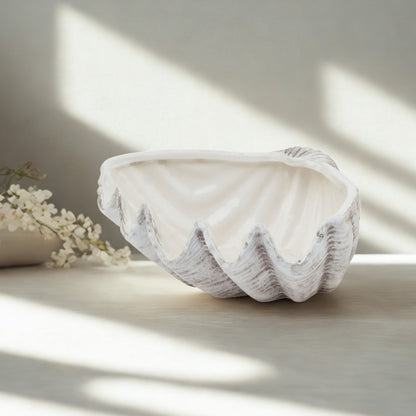 Siren Medium Ceramic Shell Bowl