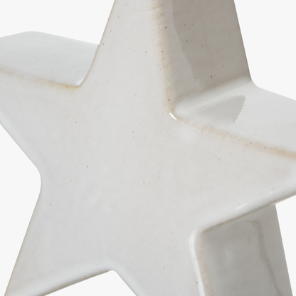 Large Ceramic Standing Star Decoration
