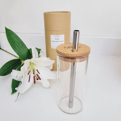 Glass Smoothie Cup