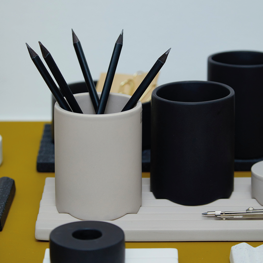 Handmade Ceramic Wave Pen Pot