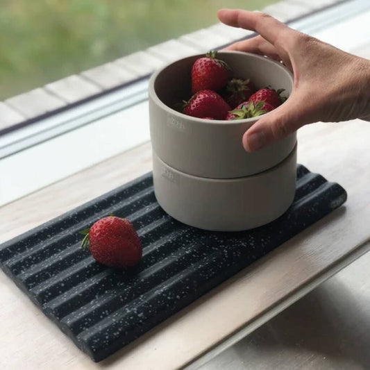 Handmade Ceramic Wave Stack Bowl